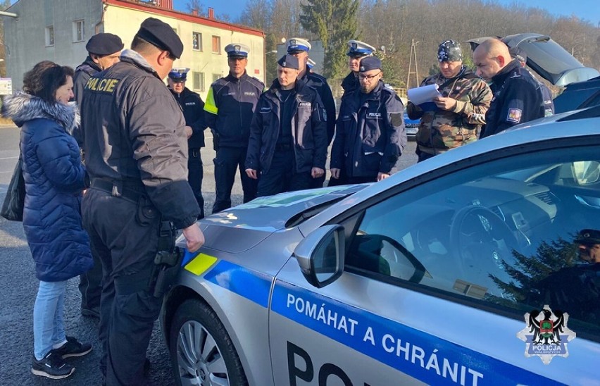 Ćwiczenia policjantów z Wałbrzycha i z Czech