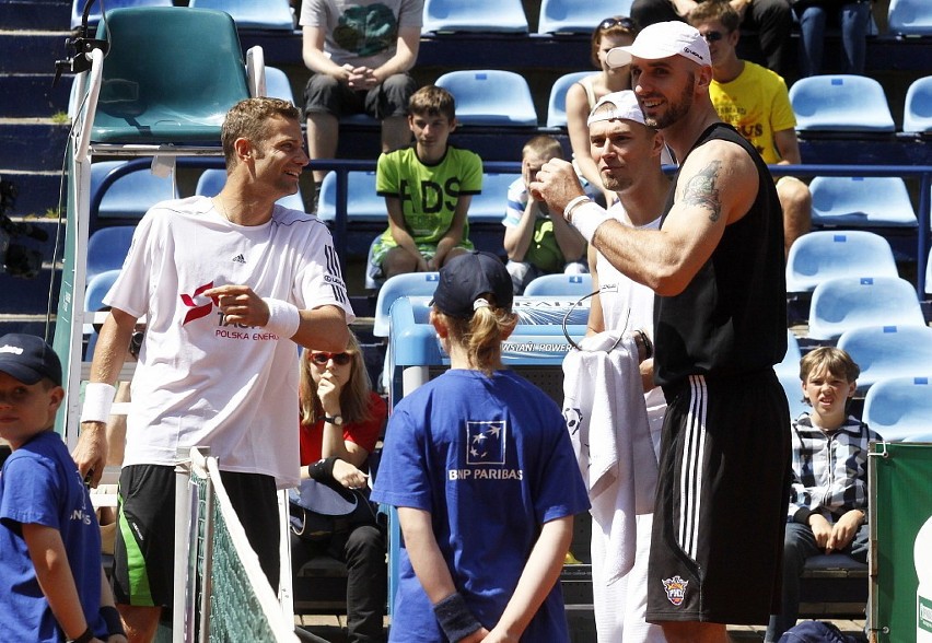Marcin Gortat grał w tenisa - ZDJĘCIA