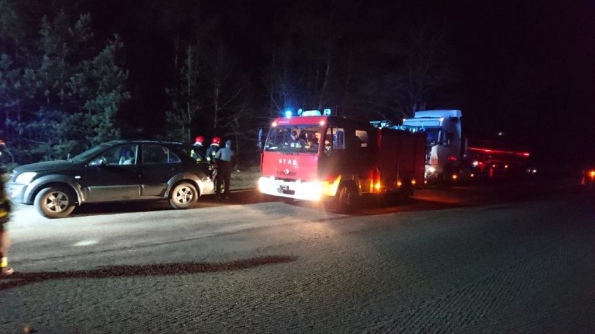 Miedzichowo: Zderzenie samochodu ciężarowego z osobowym