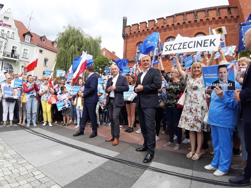 Rafał Trzaskowski, kandydat na prezydenta RP, odwiedził w...