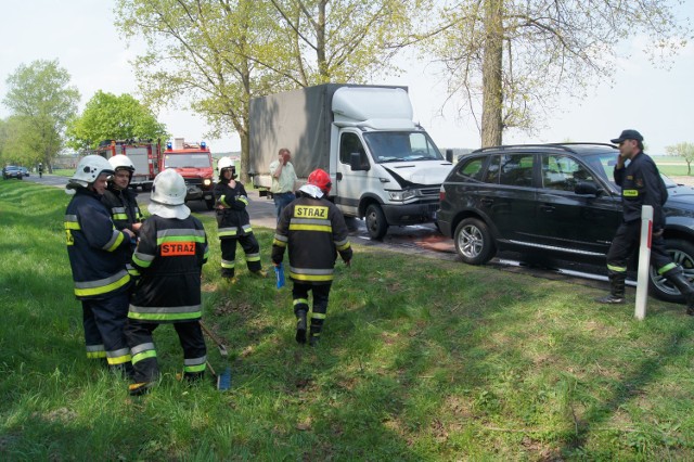 Zderzenie trzech aut pod Opalenicą