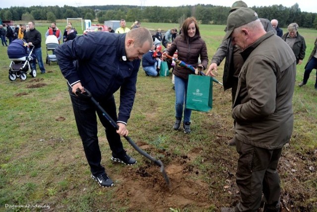 Po posadzeniu drzewek w Rogowie odbył się festyn.