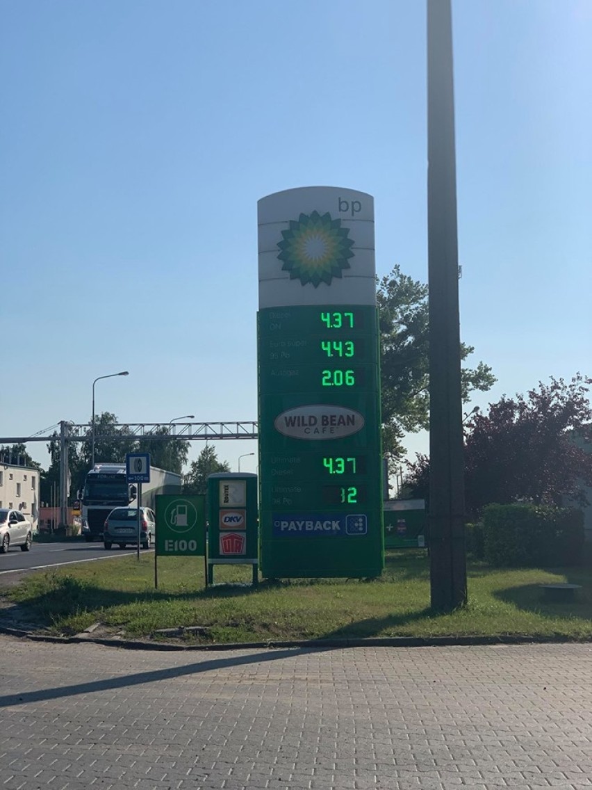 Ceny paliw, Września