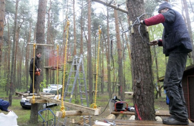 Park linowy w Myślęcinku