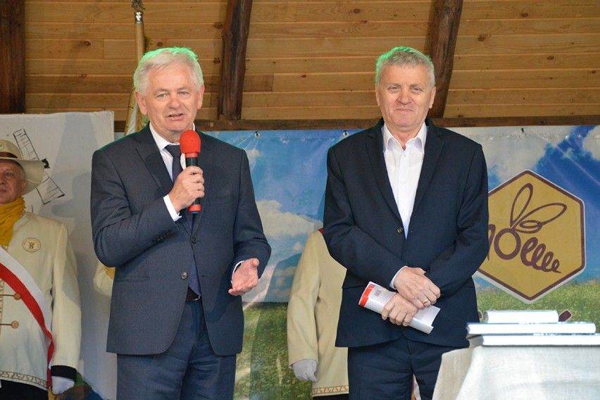Wójt gminy Grybów, Piotr Krok i senator Stanisław Kogut