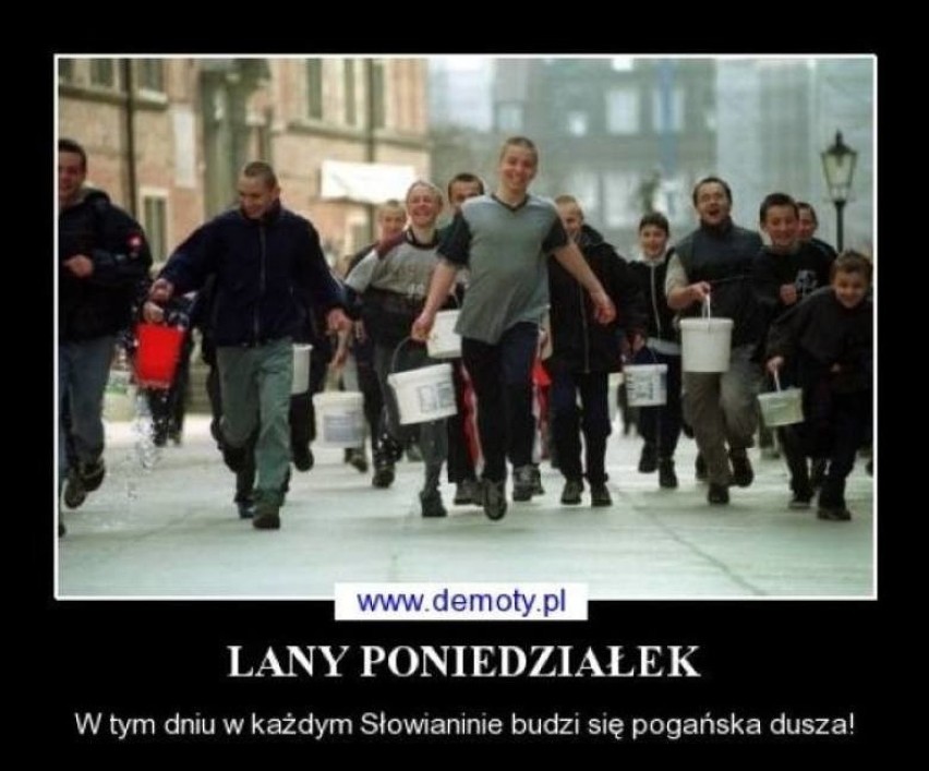 Lany poniedziałek na wesoło. Śmigus-dyngus MEMY. 