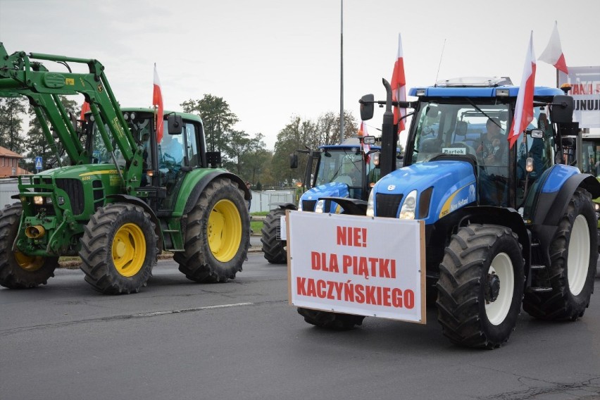 Rolnicy protestują w Koninie                                                                                     