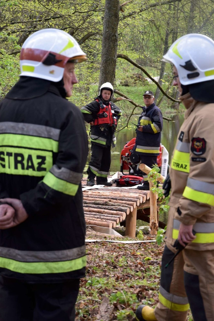 Strażacy z całej Wielkopolski działali w sierakowskich lasach. Dlaczego?