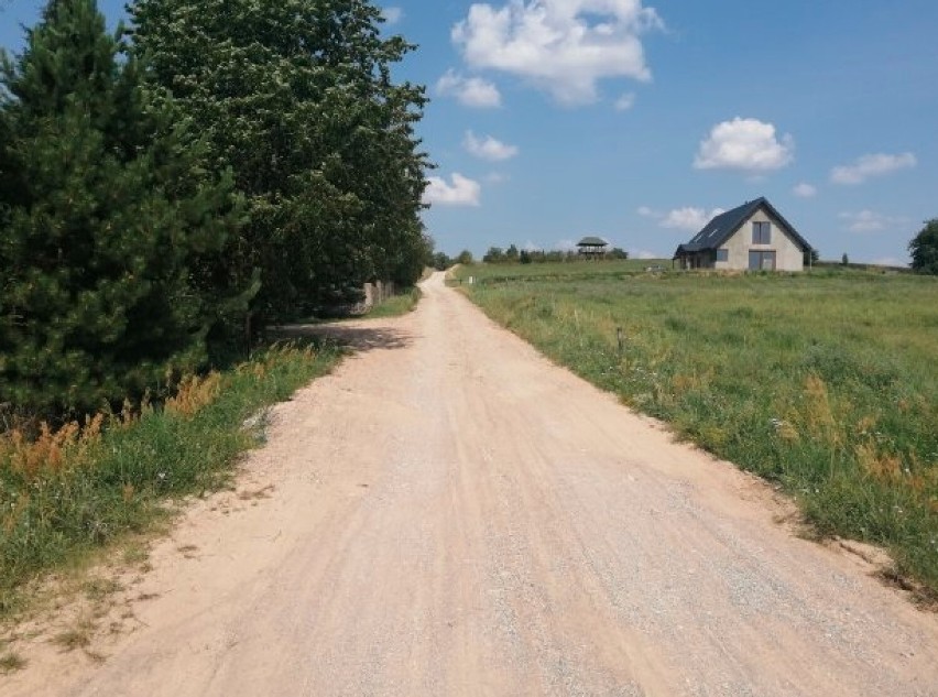 Inwestycje w powiecie suwalskim. Droga z Małej Huty do Starego Folwarku zostanie przebudowana [Zdjęcia]