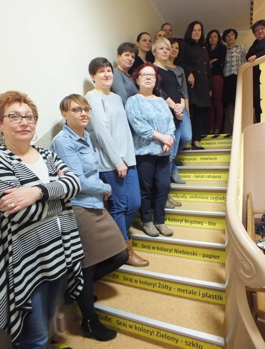 Ekologiczne schody w urzędzie i szkole w Jastrowiu