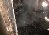 Pożar mieszkania w Ostrowcu Św. [zdjęcia]