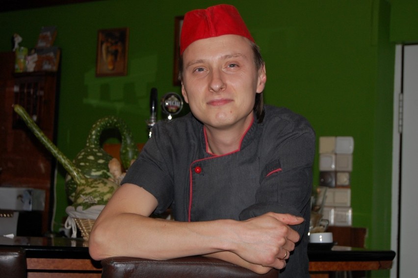 Mariusz Grzegorski z restauracji Joker w Nowym Dworze...