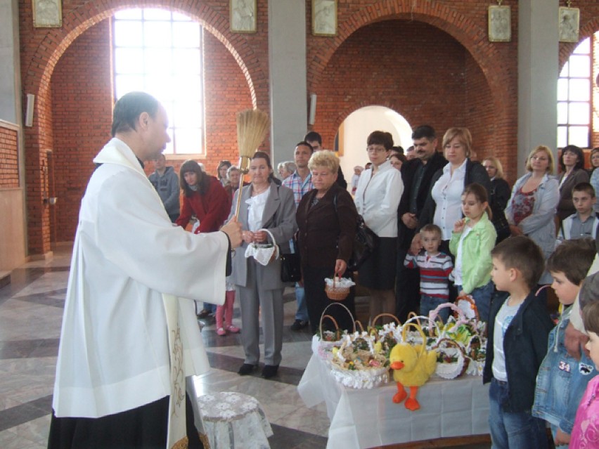 Święcenie pokarmów w kościele św. Kazimierza