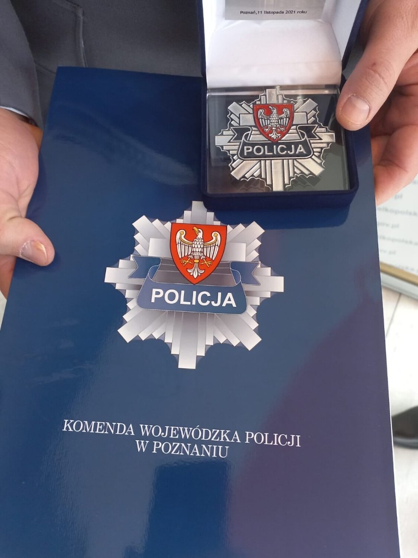  Krotoszyński policjant odznaczony „Kryształową Gwiazdą”  [ZDJĘCIA]