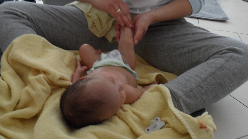 Masaż niemowlęcia w NZOZ Opieka Rodziny w Tychach