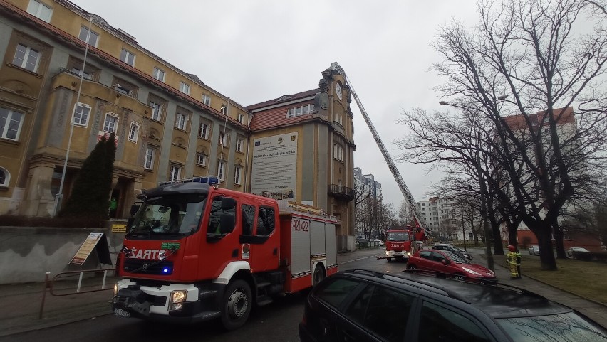 Akcja straż w ZSP w Głogowie