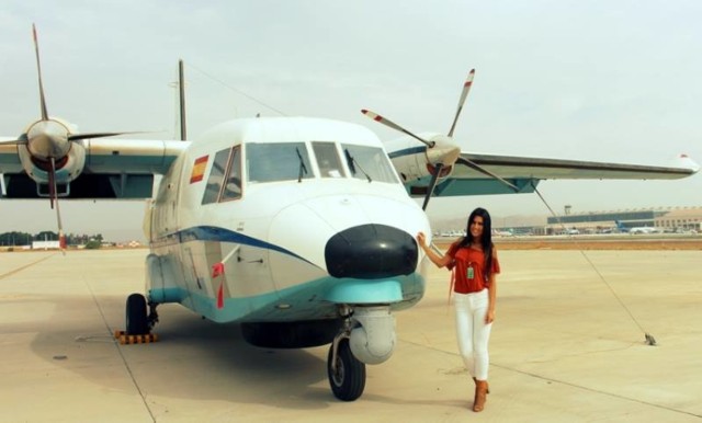 Kasia Suliga z Konieczna odbyła 3-miesięczną praktykę w hiszpańskim muzeum lotnictwa w Maladze.