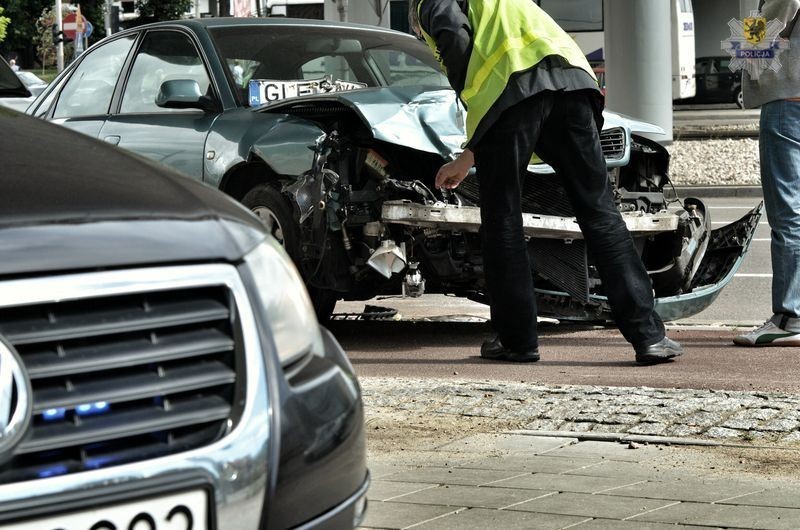 Wypadek na ul. Spacerowej Gdańsk