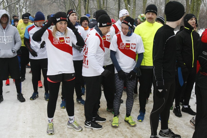 Parkrun Łódź w parku Poniatowskiego - 21 stycznia 2017