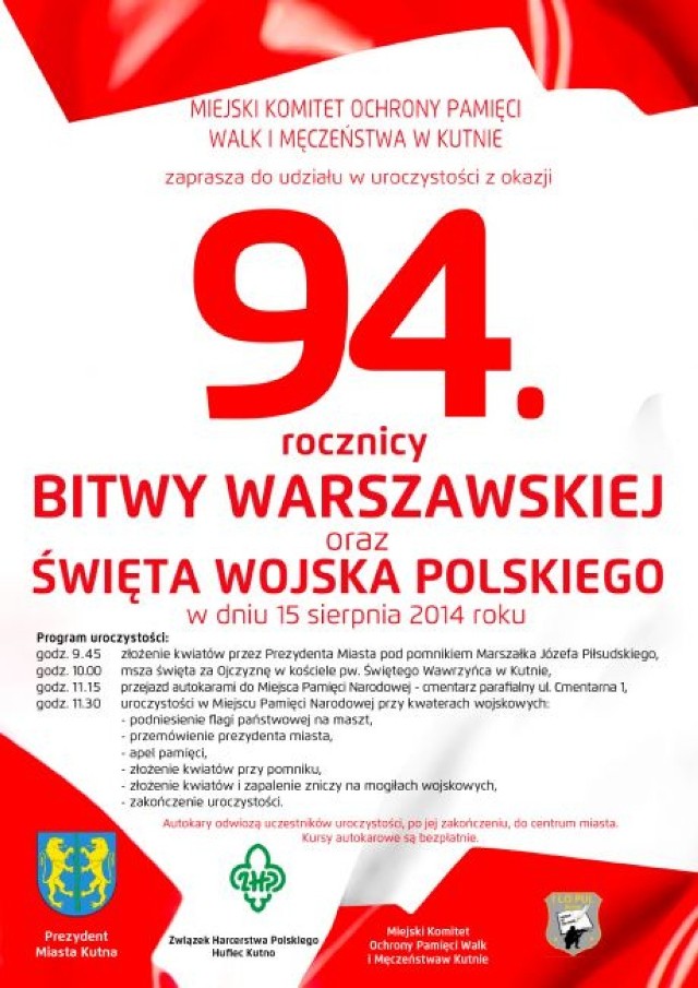 Obchody Święta Wojska Polskiego odbędą się w piątek