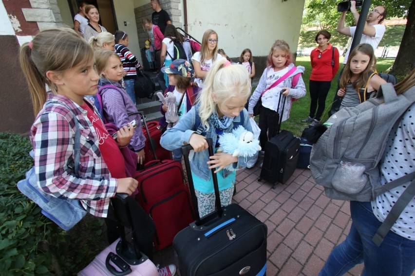 Dzieci przyjechały do Kielc zapomnieć o nawałnicy