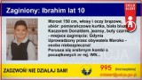 Child Alert. Porwanie dziecka w Gdyni. Policja poszukuje 10-letniego Ibrahima. Porywacz może być niebezpieczny