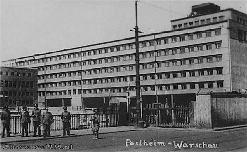 Dworzec Pocztowy na początku II wojny światowej