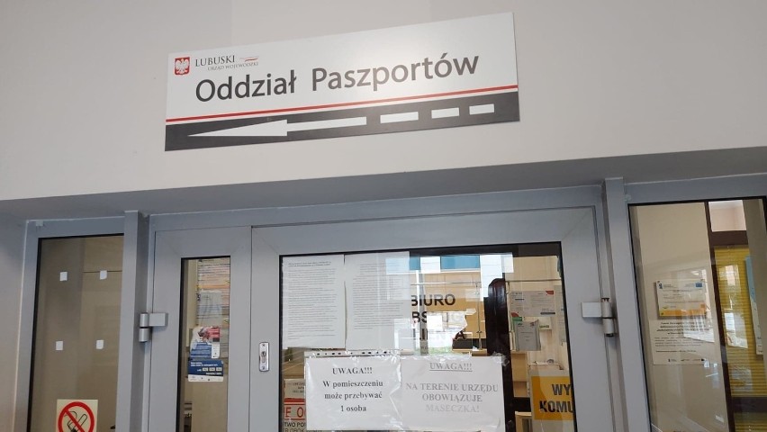 Lubuski Urząd Wojewódzki Oddział Paszportów w Zielonej Górze...