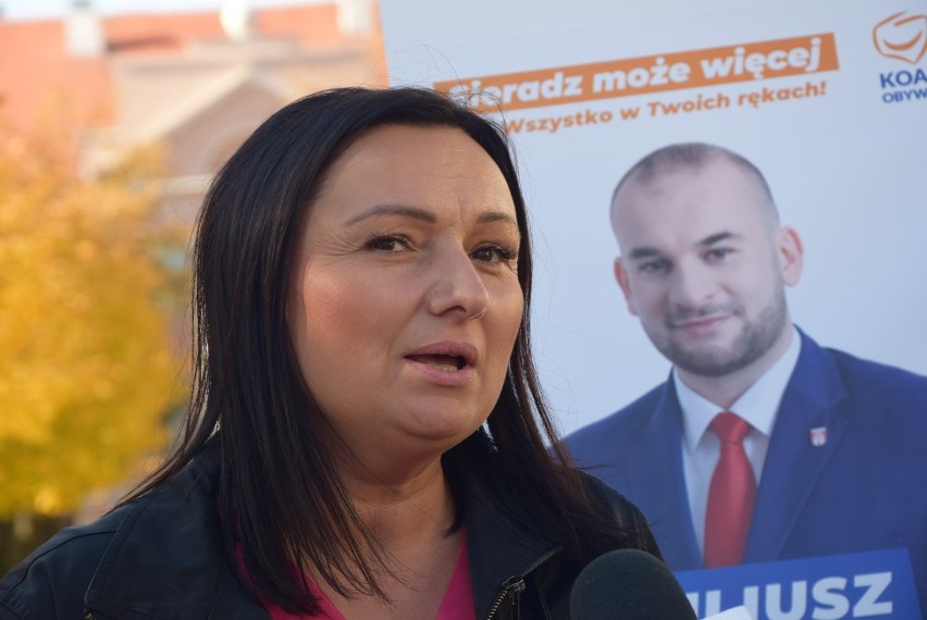 Wybory 2018.Małgorzata Kidawa-Błońska w Sieradzu