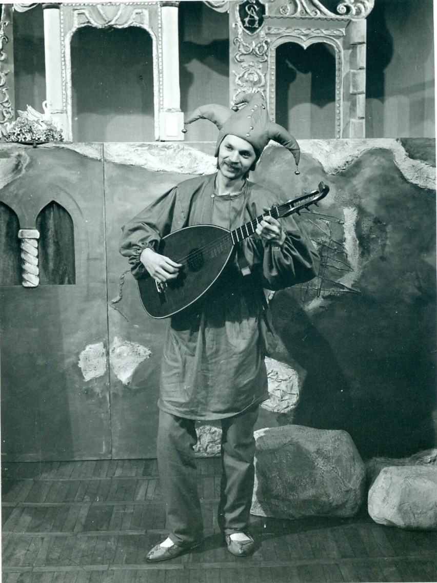 Adam Błoniarz w spektaklu Farfurka Królowej Bony - 1983 rok