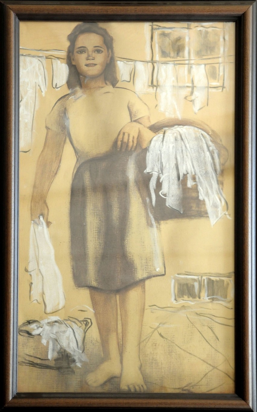 Obraz "Górali 1955" Antoniego Kwieka