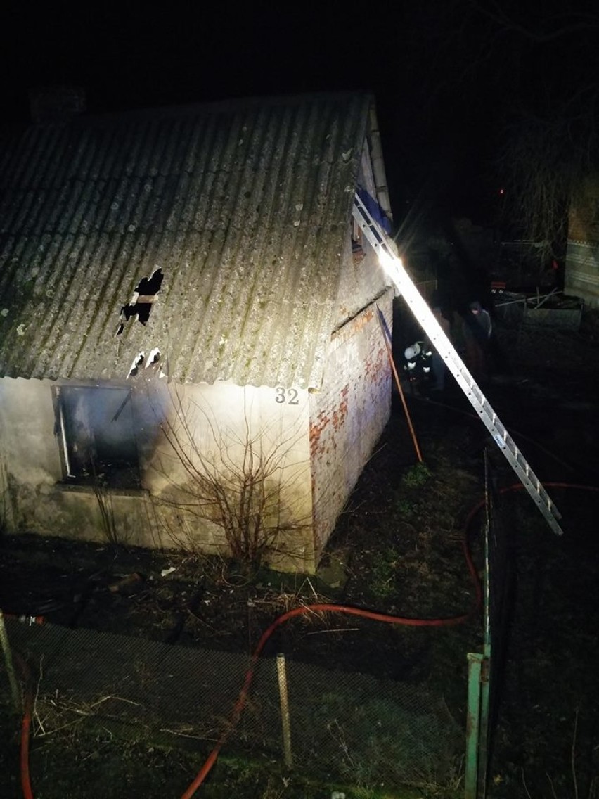 Leśnica: Pożar budynku mieszkalnego