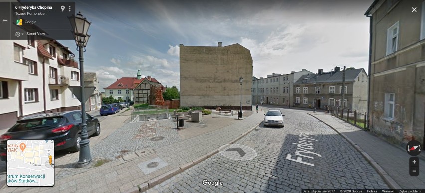 Przyłapani na ulicach Tczewa! Mieszkańcy uchwyceni przez Google Street View