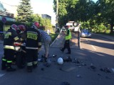 Wypadek motocyklistki w Wejherowie
