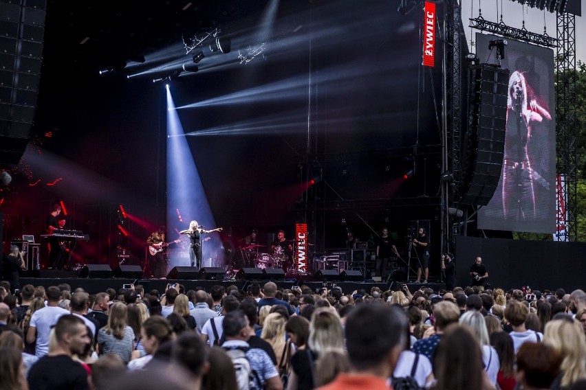 Męskie Granie 2018 Warszawa. Na scenie Daria Zawiałow,...