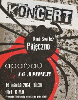 Koncert w Pajęcznie. Wystąpią A.P.A.M.A.U i 16 Amper