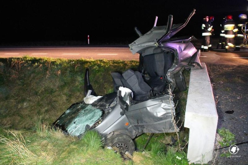 Wypadek na drodze Zalesie Ślaskie - Sławięcice