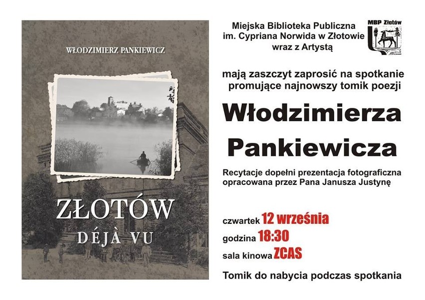 Promocja tomiku poezji Włodzimierza Pankiewicza.