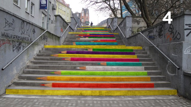 Ruszyło głosowanie na projekt pomalowania schodów przy ul. ...