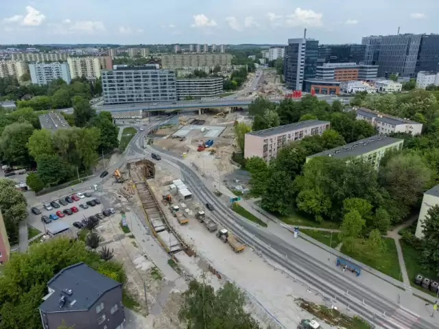 To chyba najdłuższy plac budowy w Krakowie...