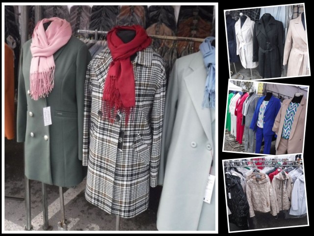 Na targowisku Korej przy ulicy Wernera w Radomiu jest duży wybór najmodniejszych płaszczy, kurtek i żakietów. Można wybierać wśród wielu krojów i kolorów.