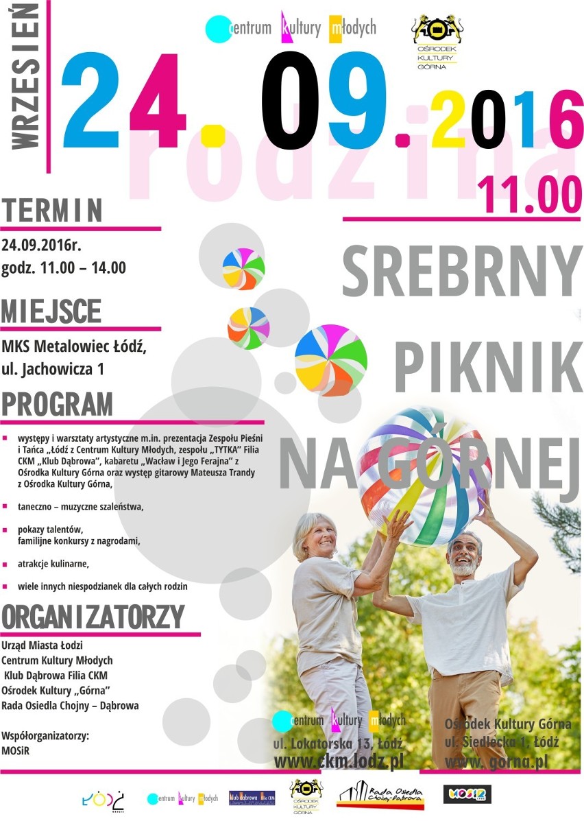 Weekend seniora 23-25 września w Łodzi