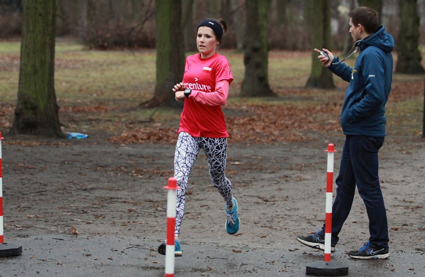 Parkrun Łódź. Bieg w parku Poniatowskiego - 13 grudnia 2014