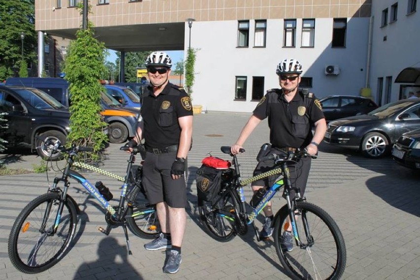Rowerowy patrol Straży Miejskiej w Katowicach
