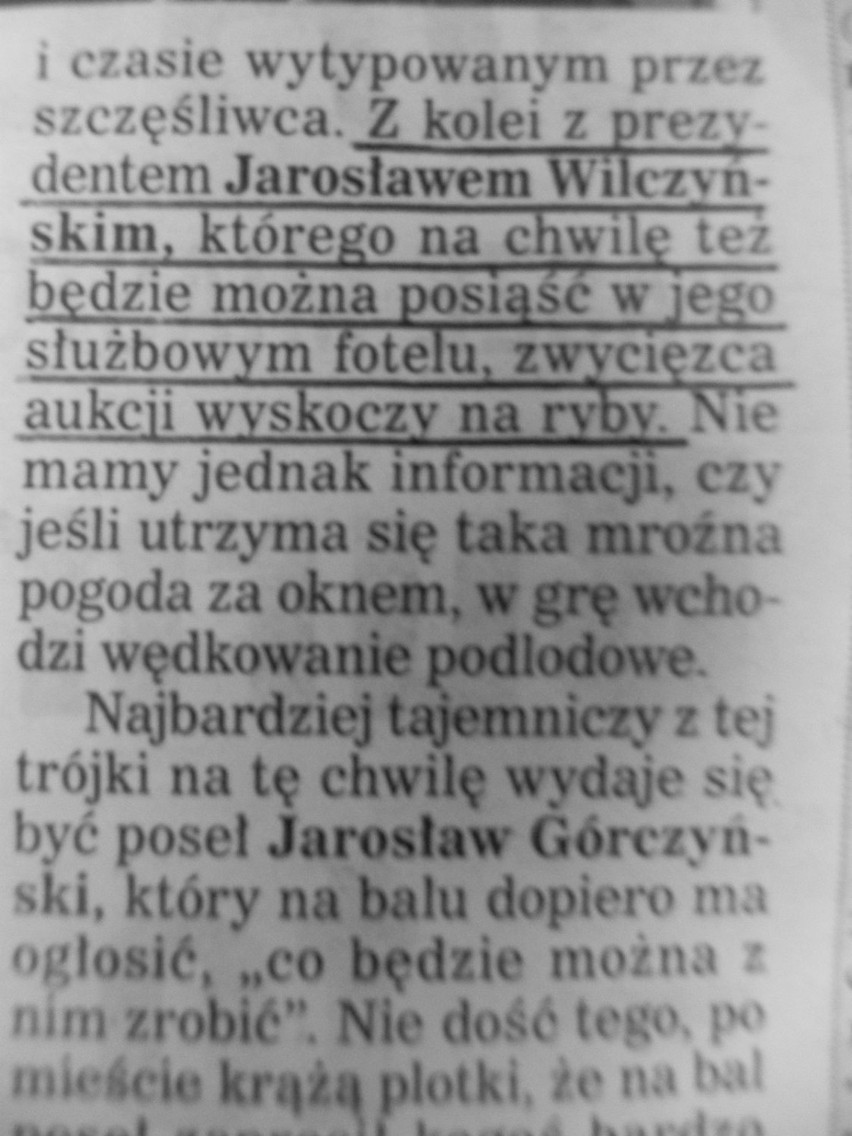 Fragment artykułu z ostrowieckiej gazety.