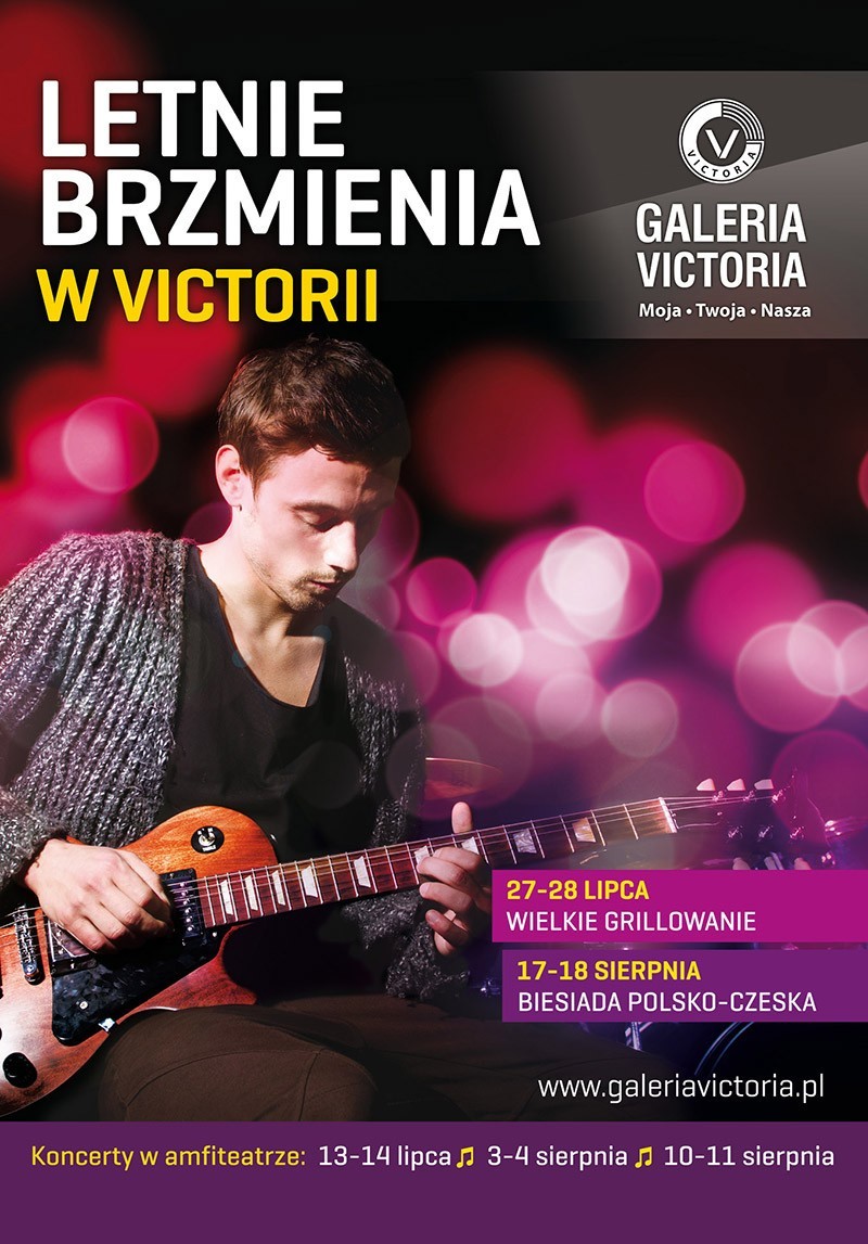 Galeria Victoria w Wałbrzychu zaprasza na koncerty w Amfiteatrze