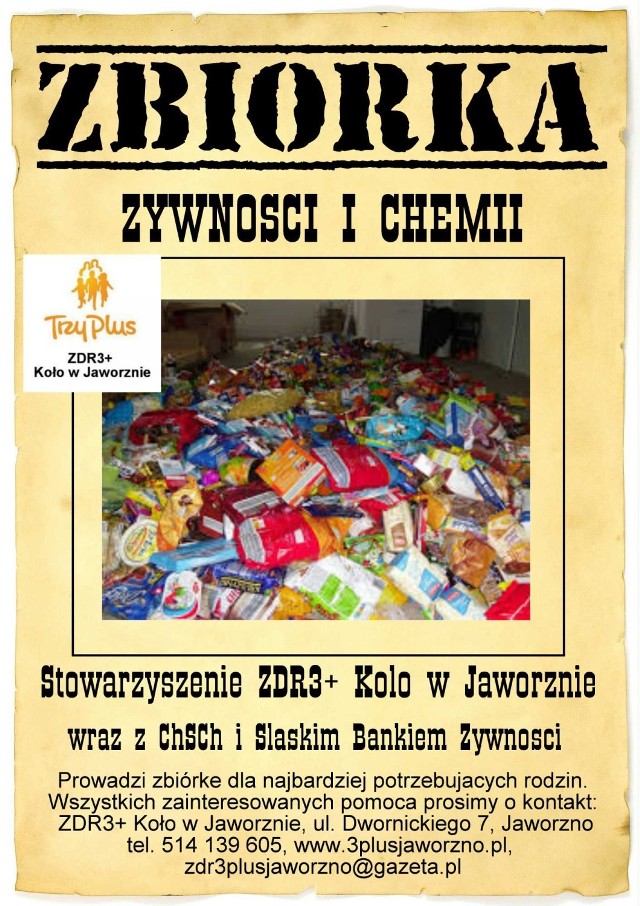 Świąteczna zbiórka żywności w Jaworznie