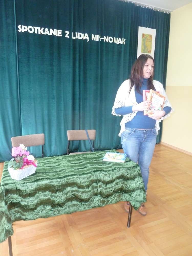 Spotkanie z Lidią Miś - Nowak w Szkole Podstawowej w...