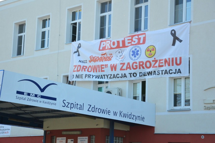 Strajk w szpitalu w Kwidzynie. Trwa zbieranie podpisów pod wnioskiem o referendum