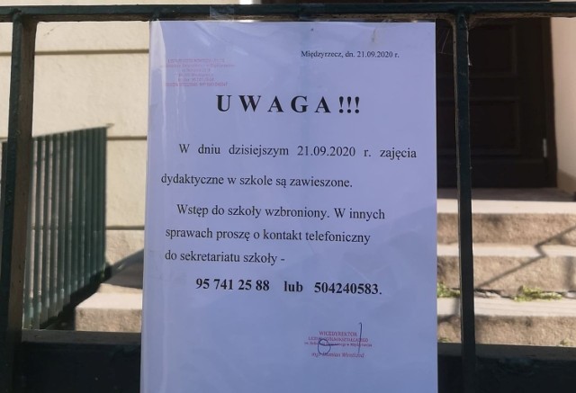 Potwierdzone przypadki koronawirusa w Międzyrzeczu (w galerii prezentujemy nowe zdjęcia sprzed liceum i wykonane w poprzednich miesiącach fotografie przed szpitalem)